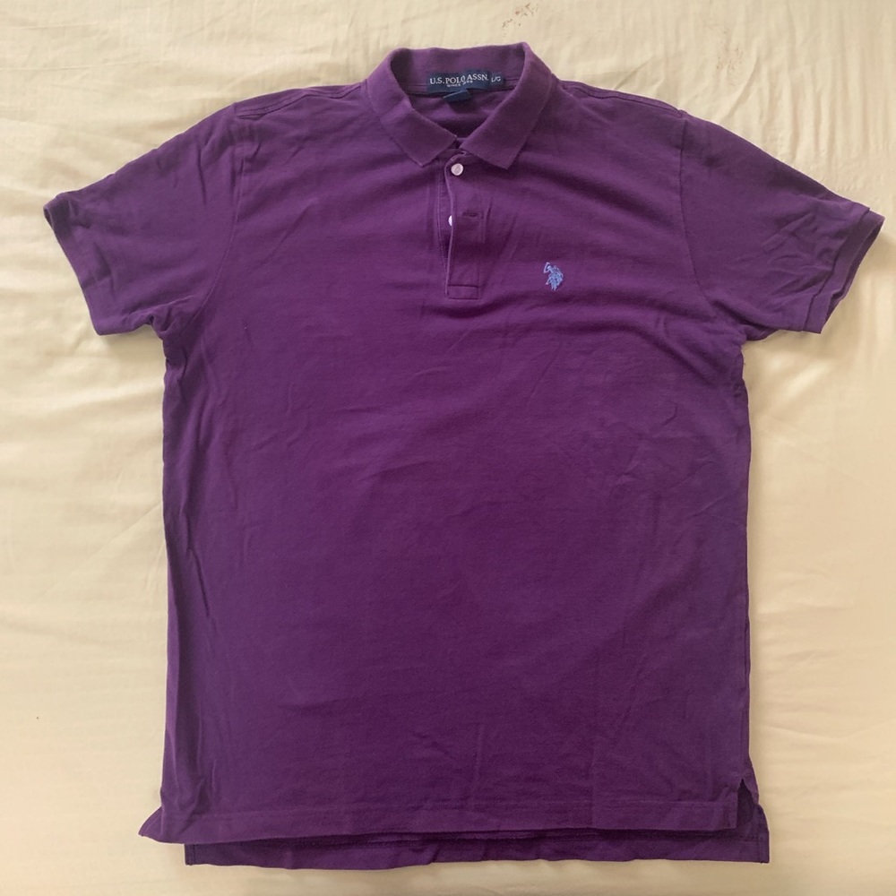 U.S Polo ASSN. Purple Polo Tee
